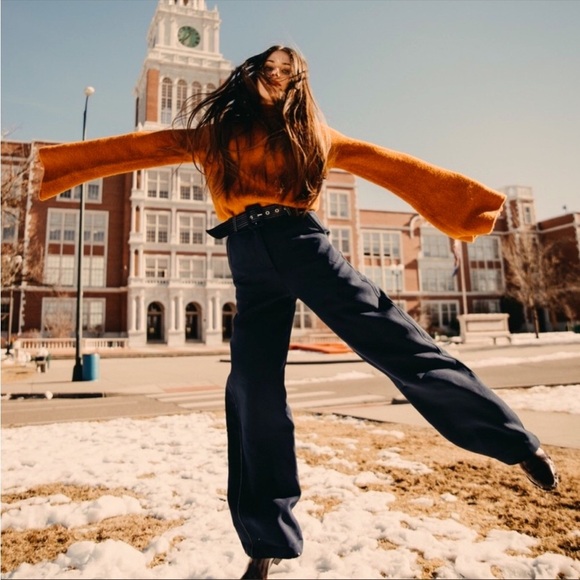 Forever 21 Pants - BELL BOTTOMS w/ belt attached